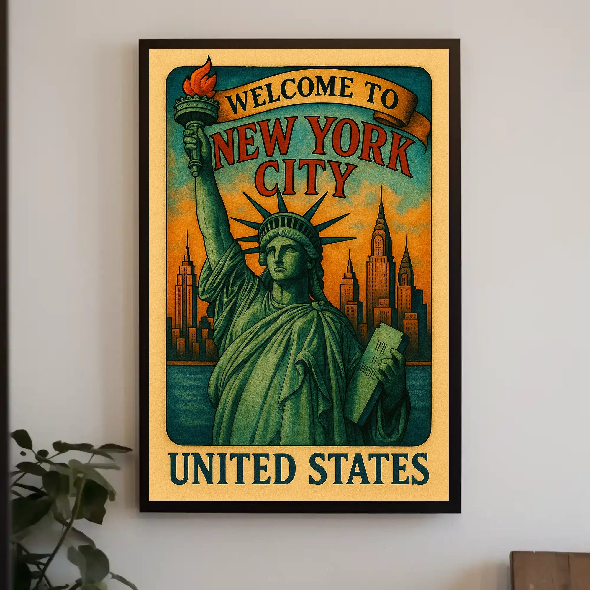 Welcome To New York City Poster Art Print Decor PosterGoat