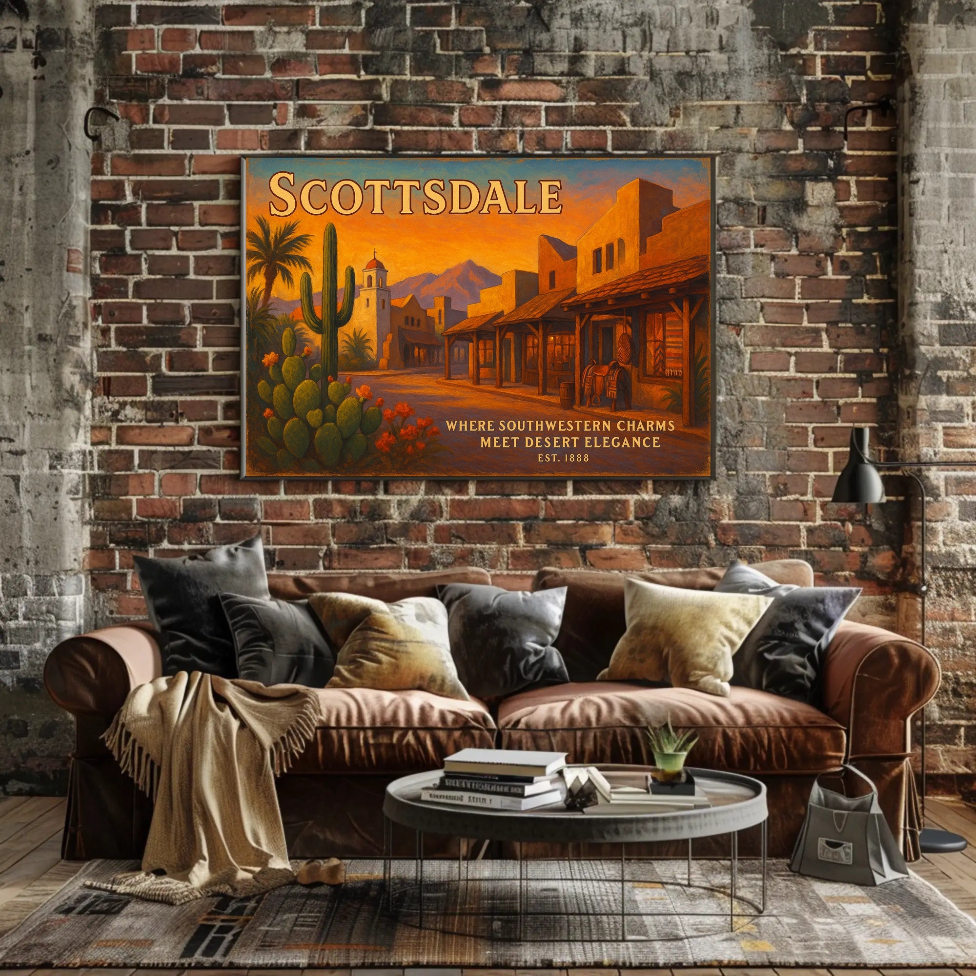 Scottsdale Southwestern Charm Travel Poster