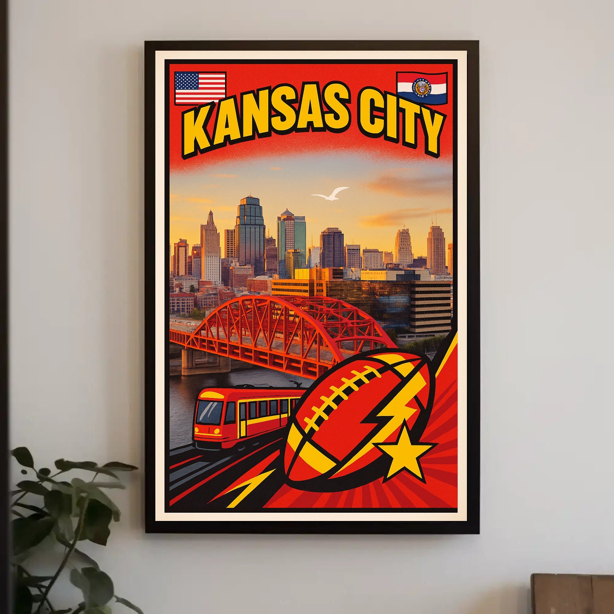 Kansas City Vibes Poster PosterGoat