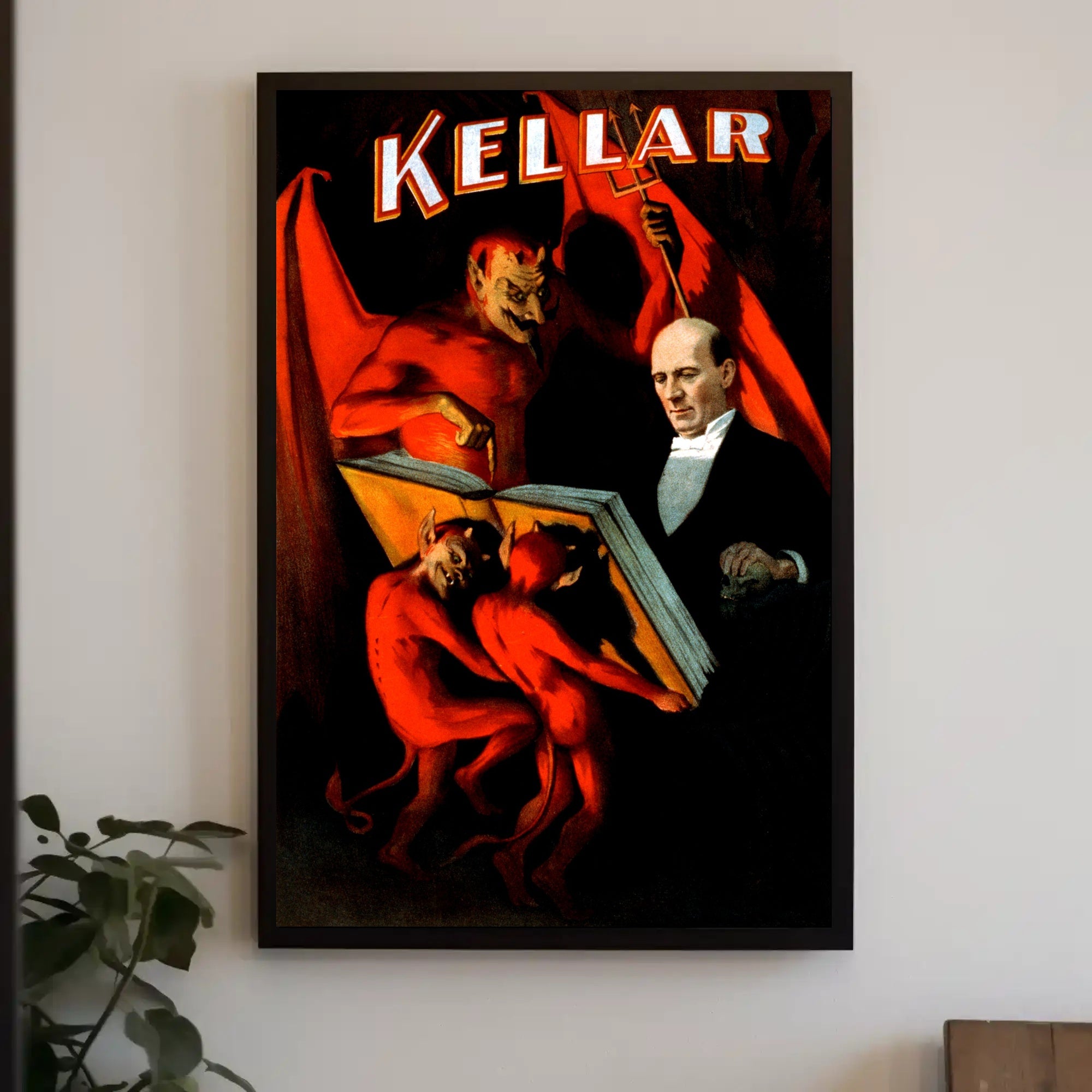 Kellar Magic Show Vintage Theatrical Poster