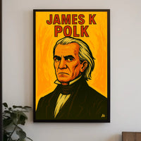 James Polk Vintage Scenic Decor Lovers Poster