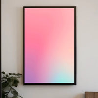 Vibrant Gradient Art Poster