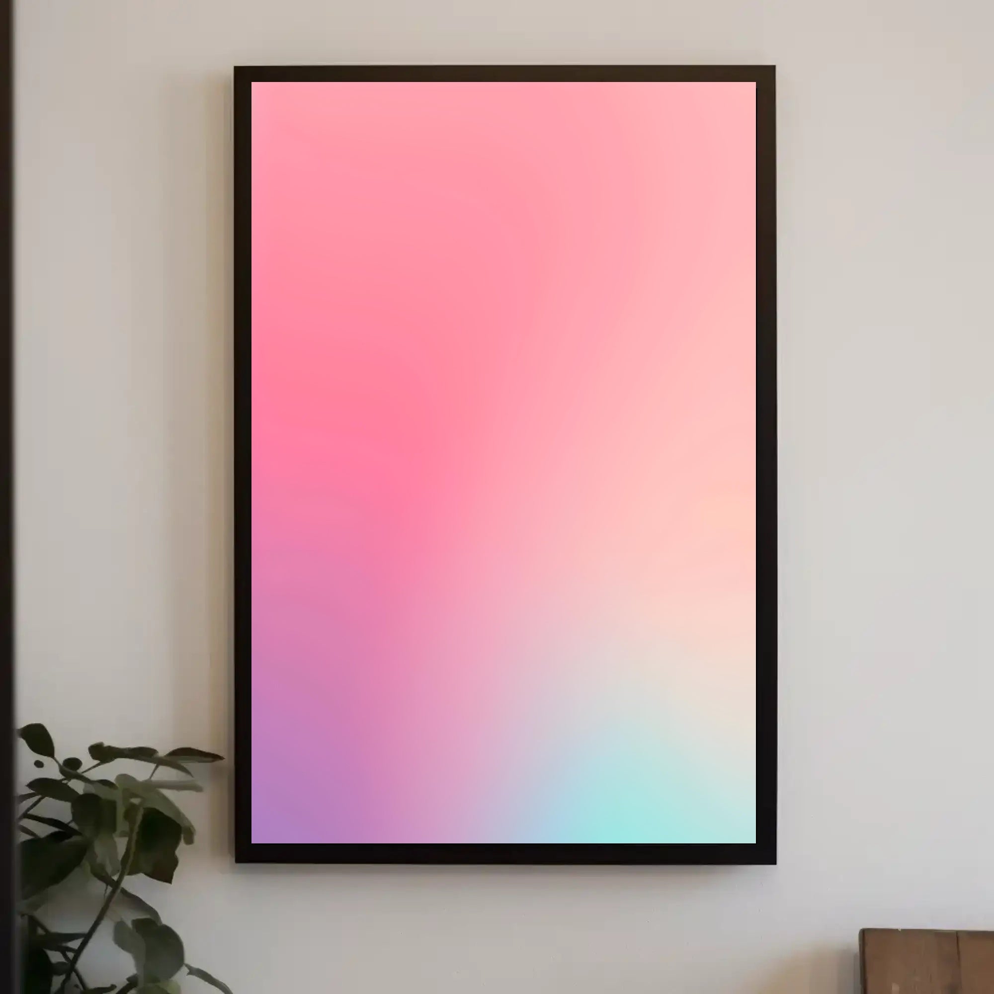 Vibrant Gradient Art Poster