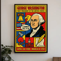 George Washington 1st President Poster PosterGoat