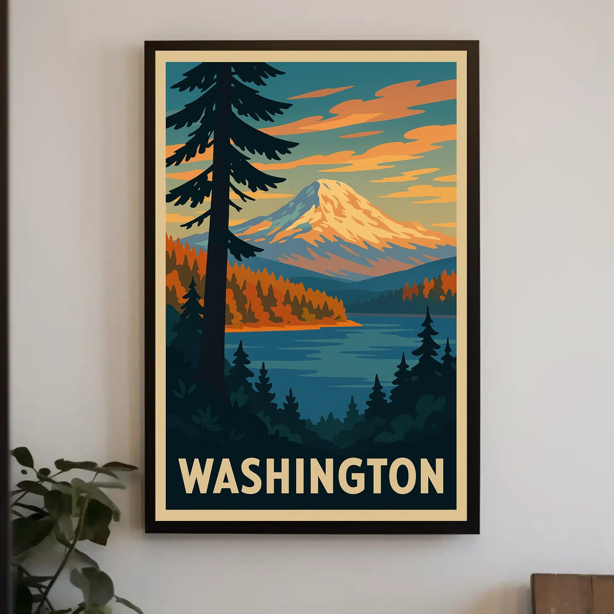Washington Landscape Poster