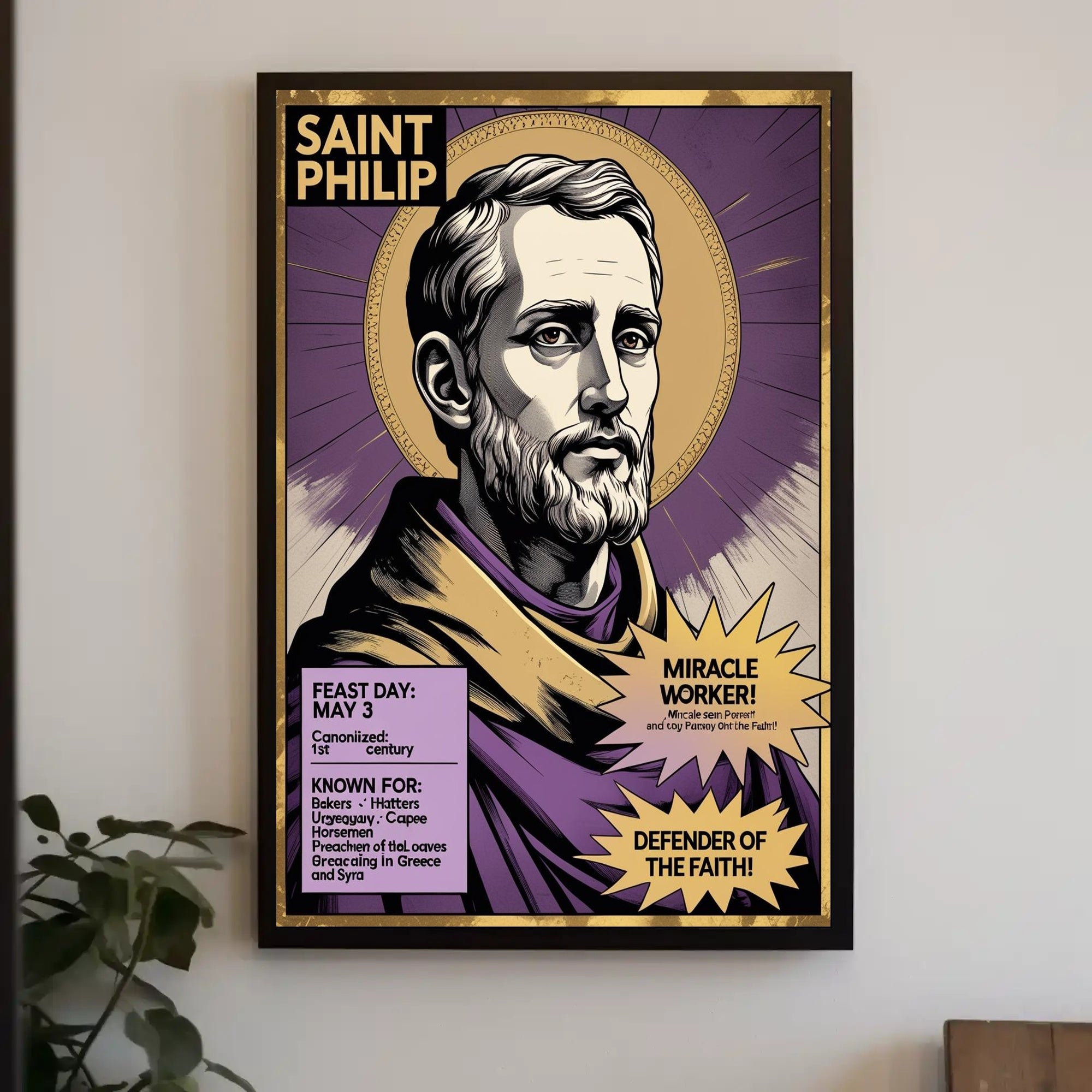 Saint Philip – Defender of the Faith Poster PosterGoat