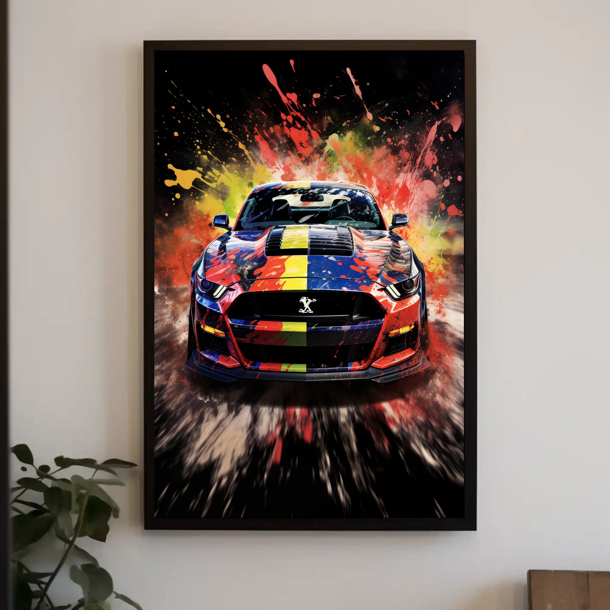 Vibrant Speed Poster