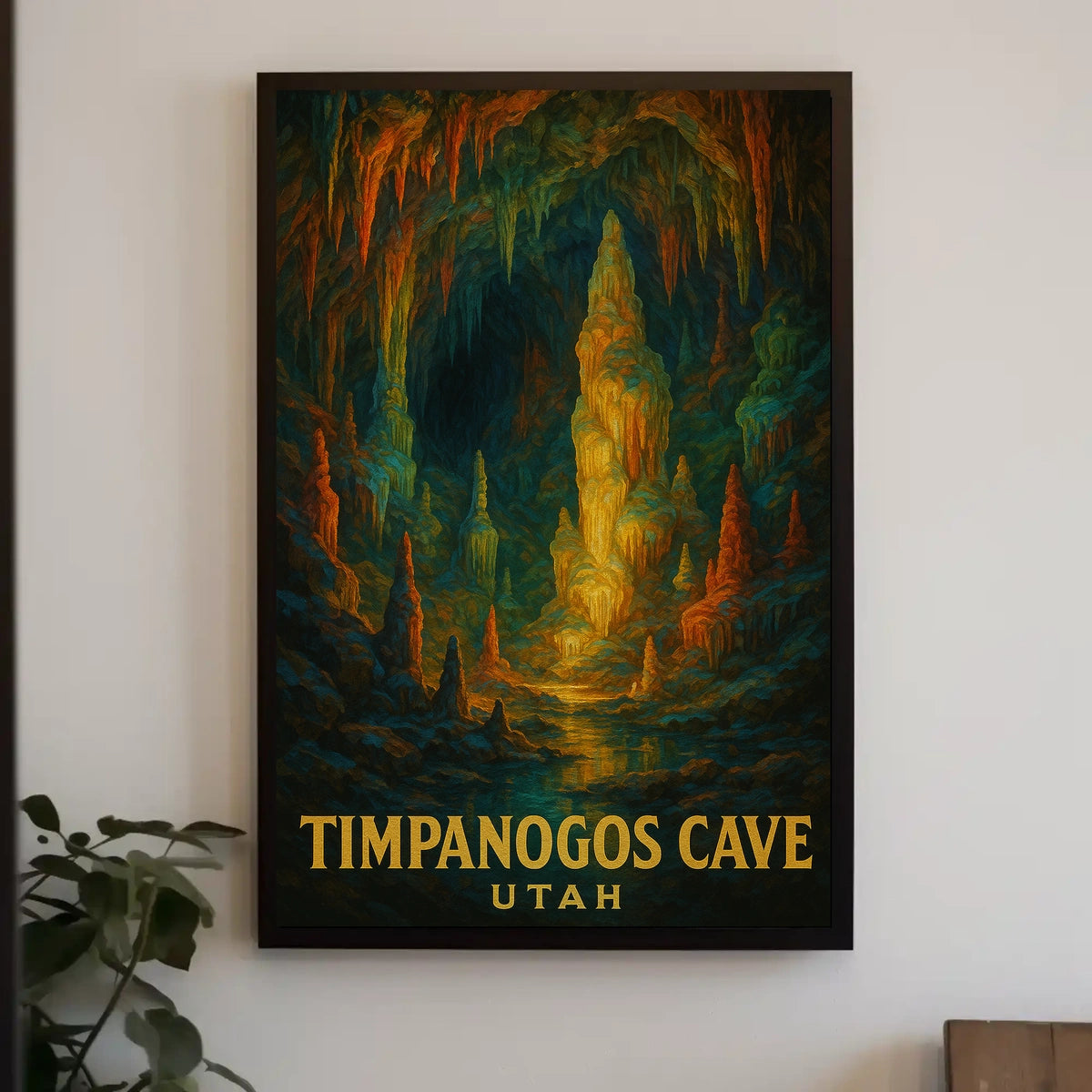 Timpanogos Cave Utah Poster
