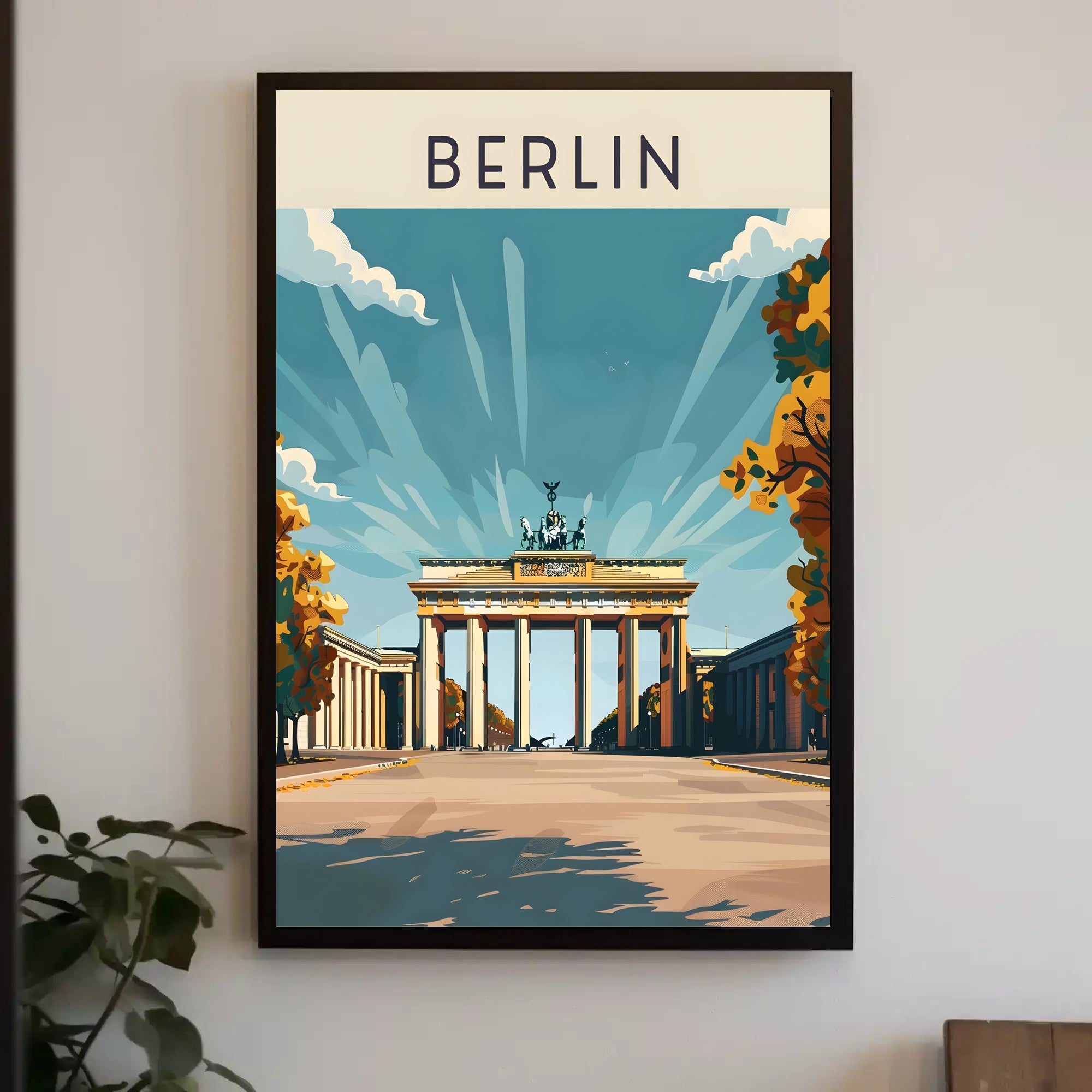 Berlin's Iconic Landmark Poster
