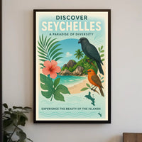 Discover Seychelles Poster PosterGoat