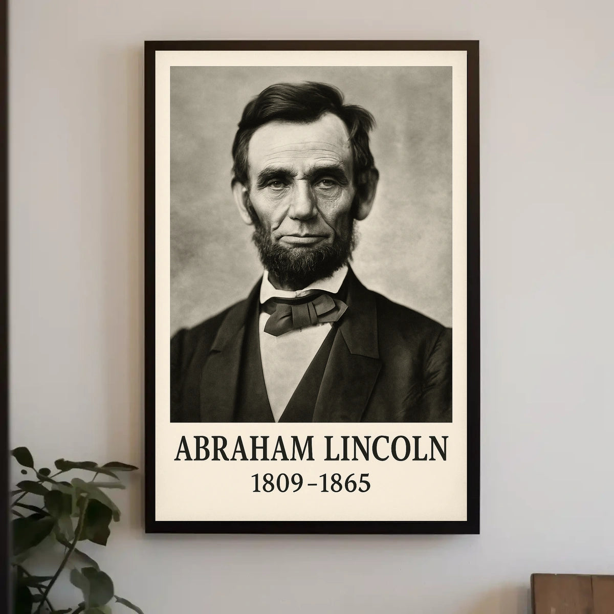 Abraham Lincoln Tribute Photography Poster