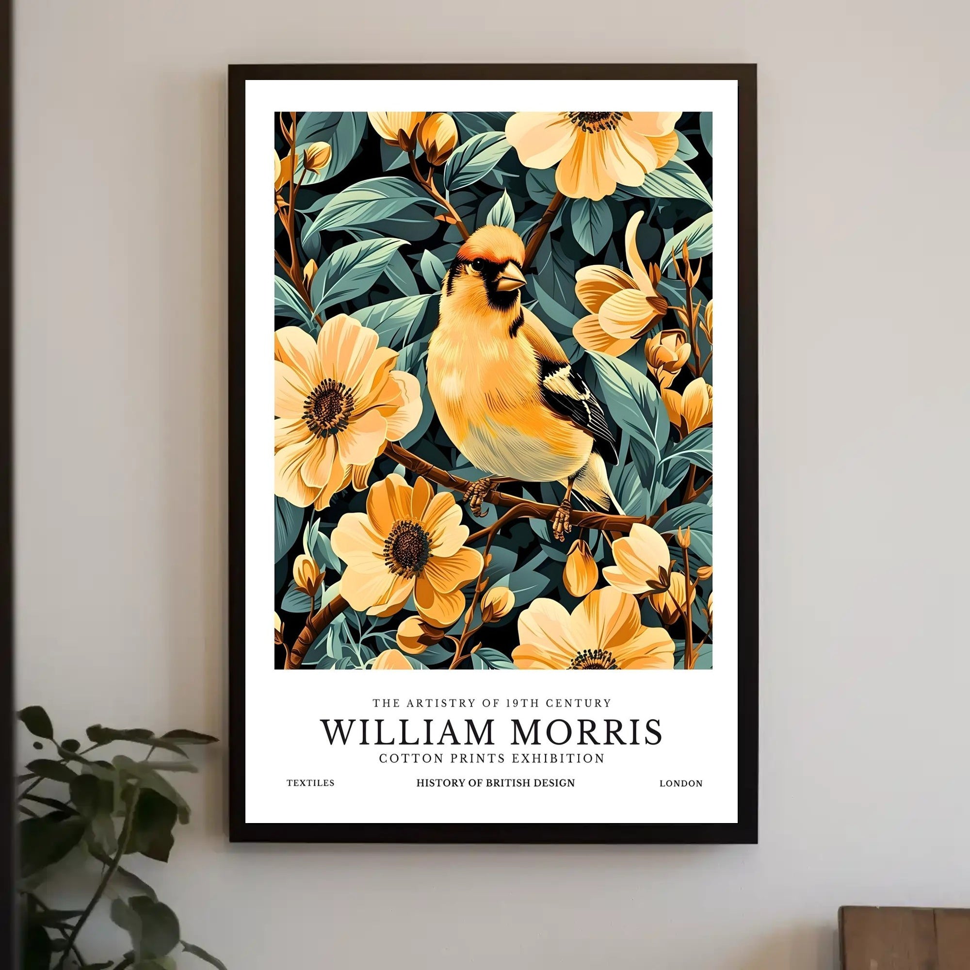William Morris Vintage Botanical Art Cultural or Heritage Poster