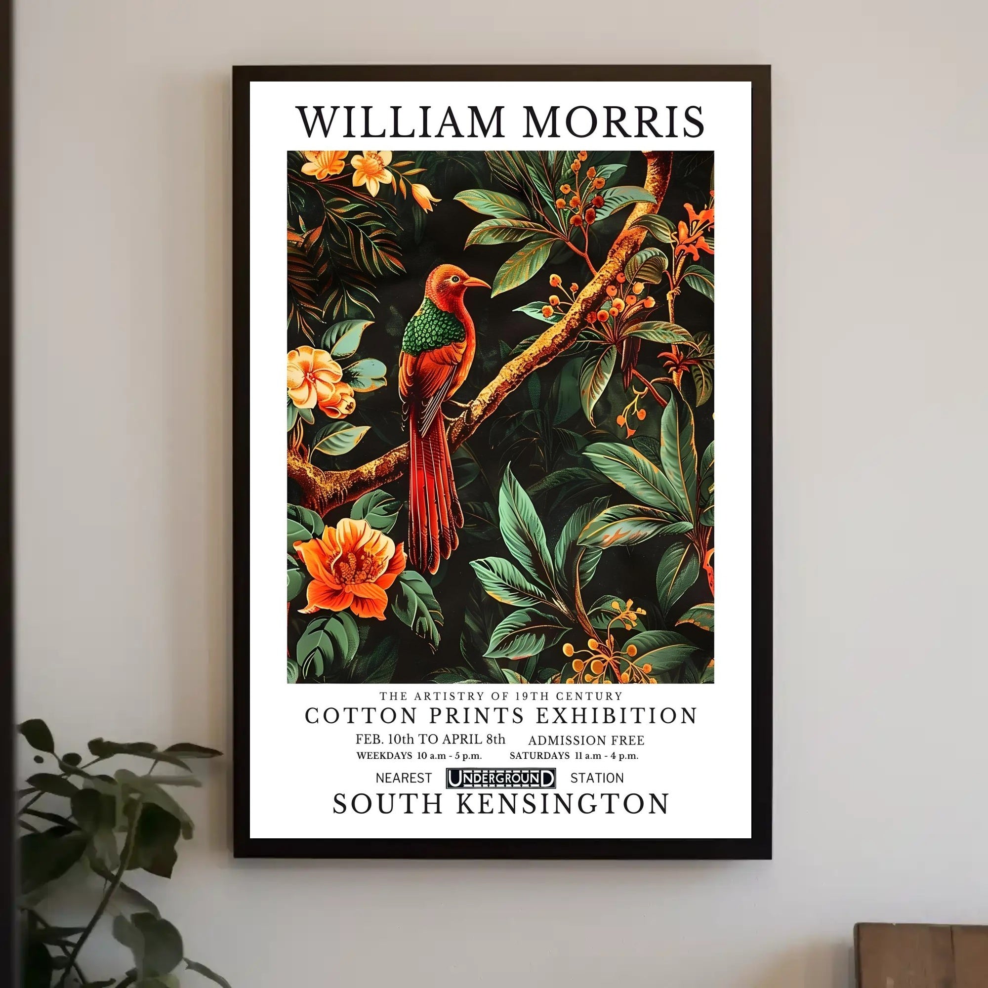 Artistry of 19th Century Cotton Prints Artistic Poster