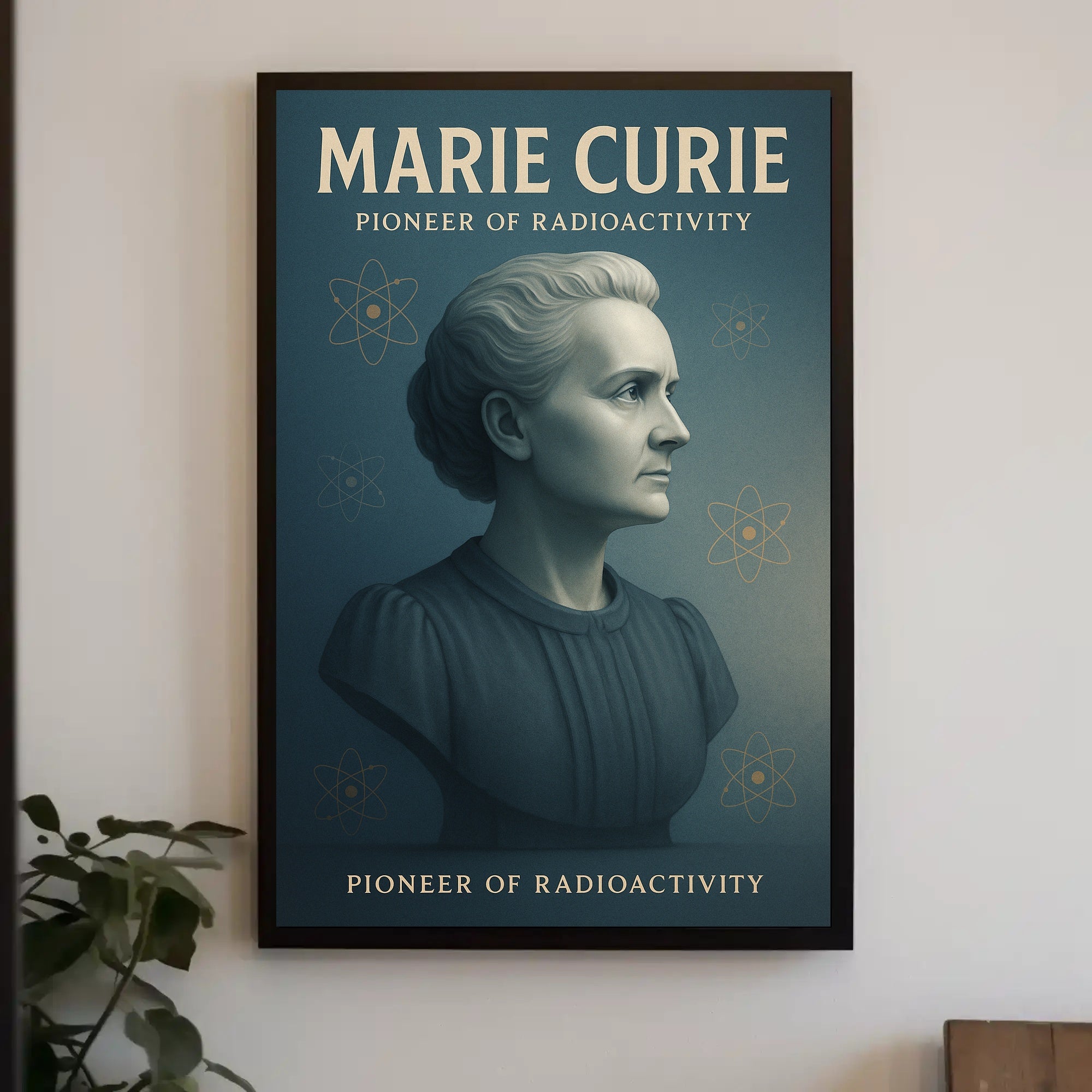 Marie Curie Science Inspirational Educational Poster PosterGoat