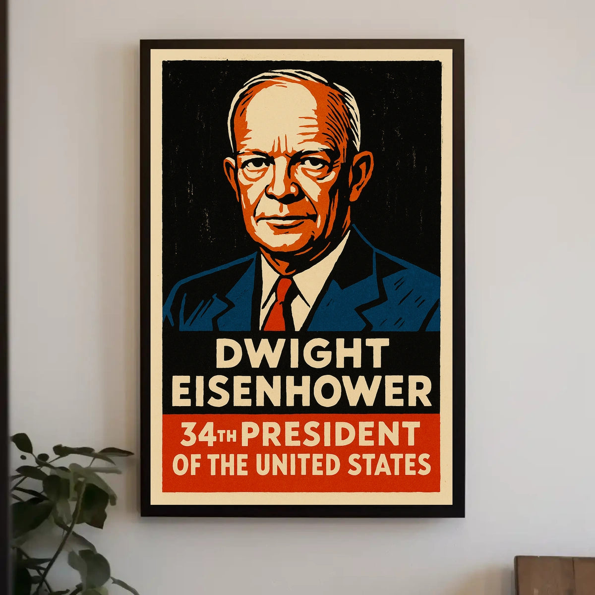 Dwight Eisenhower 34th President Poster