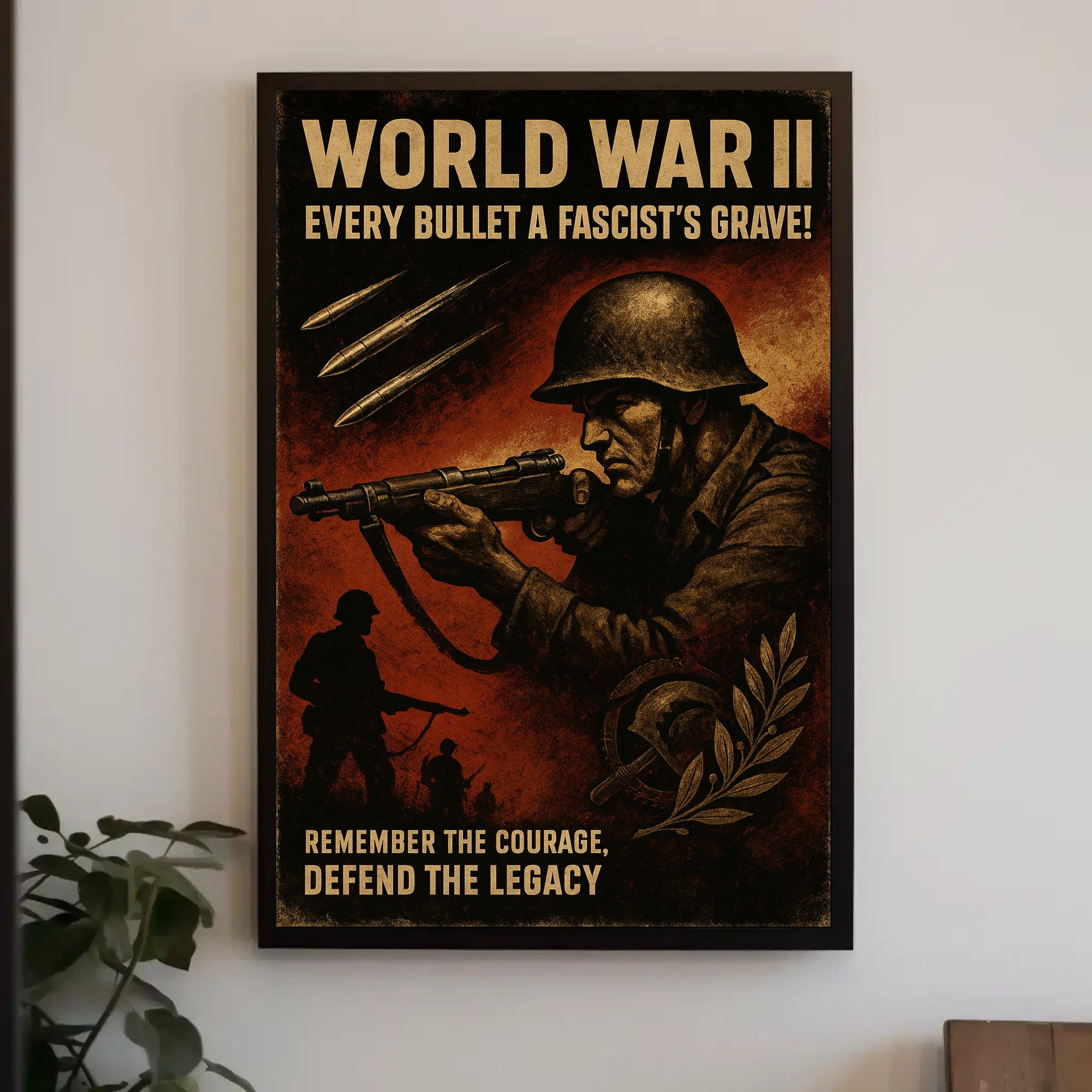 Every Bullet a Fascist's Grave Poster