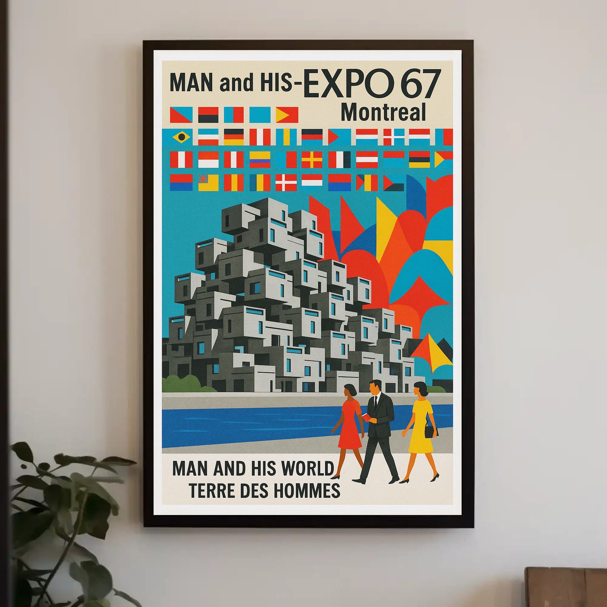 Man and His World Expo 67 Montreal Poster PosterGoat