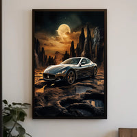 Cosmic Journey with Luxury Poster PosterGoat