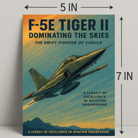 F-5E Tiger II Dominating the Skies Poster PosterGoat