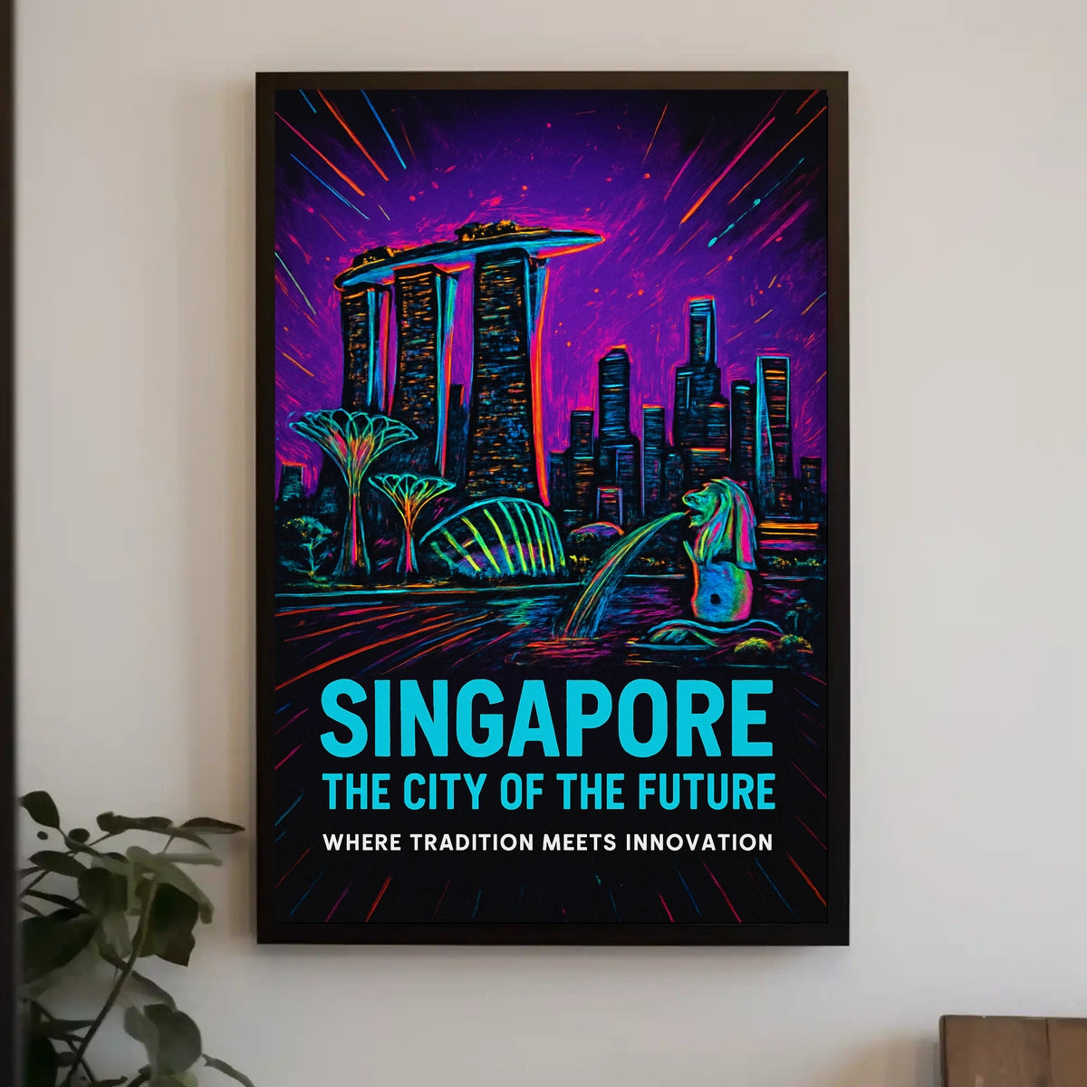 Singapore The City of the Future Poster