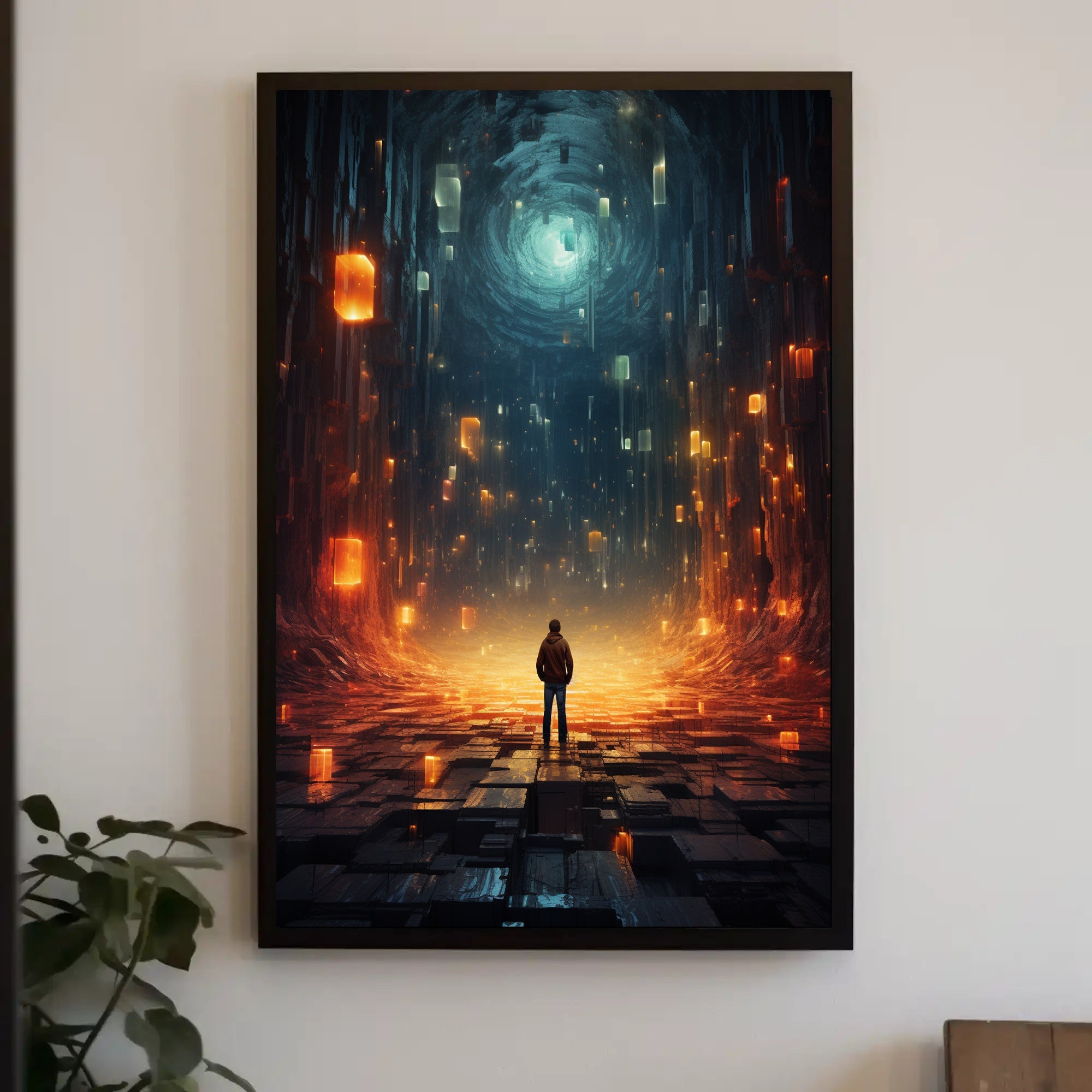Journey Into The Digital Abyss Poster