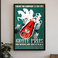 Grote Prijs van Nederland 1951 Poster