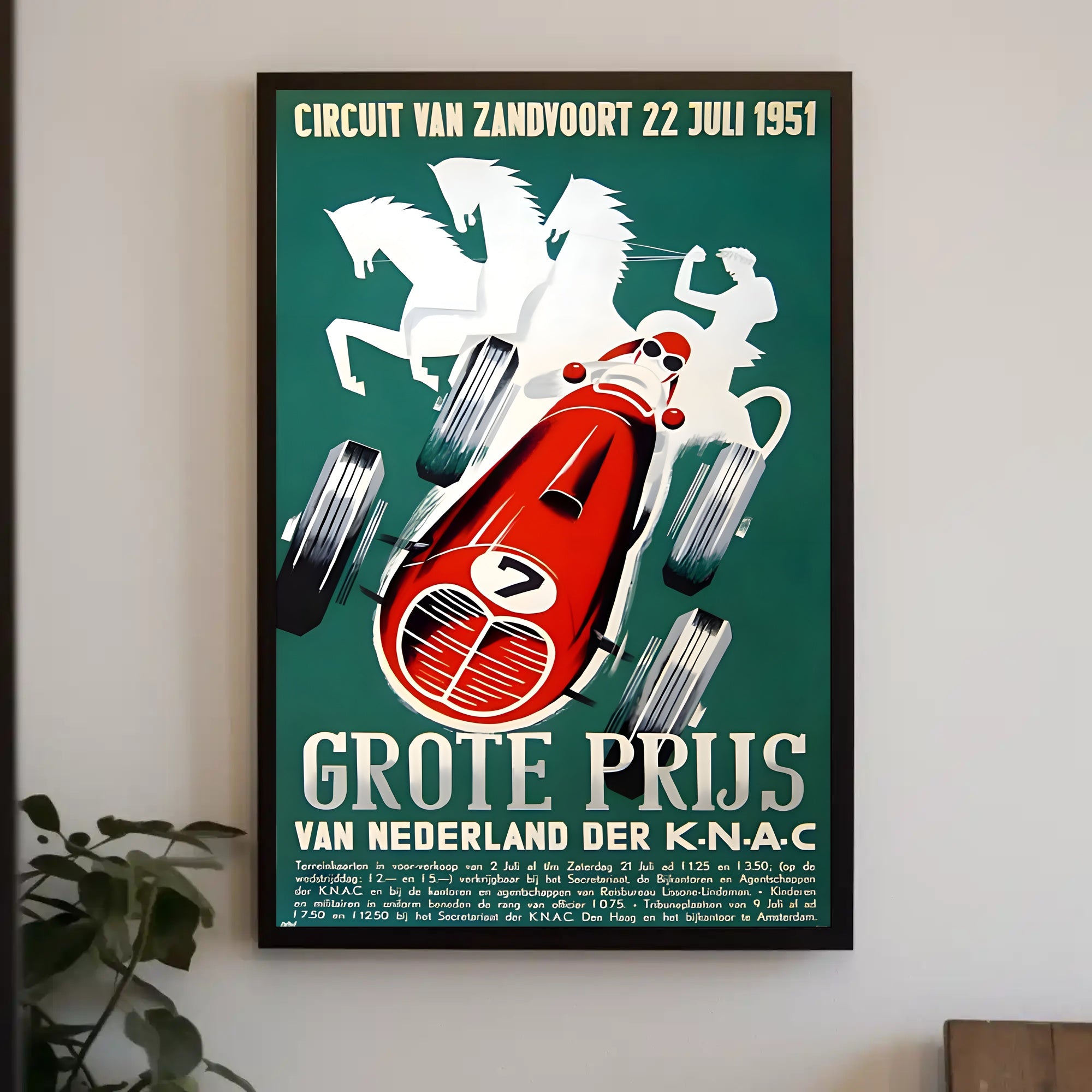 Grote Prijs van Nederland 1951 Poster