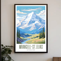 Wrangell St Elias National Park Poster Print