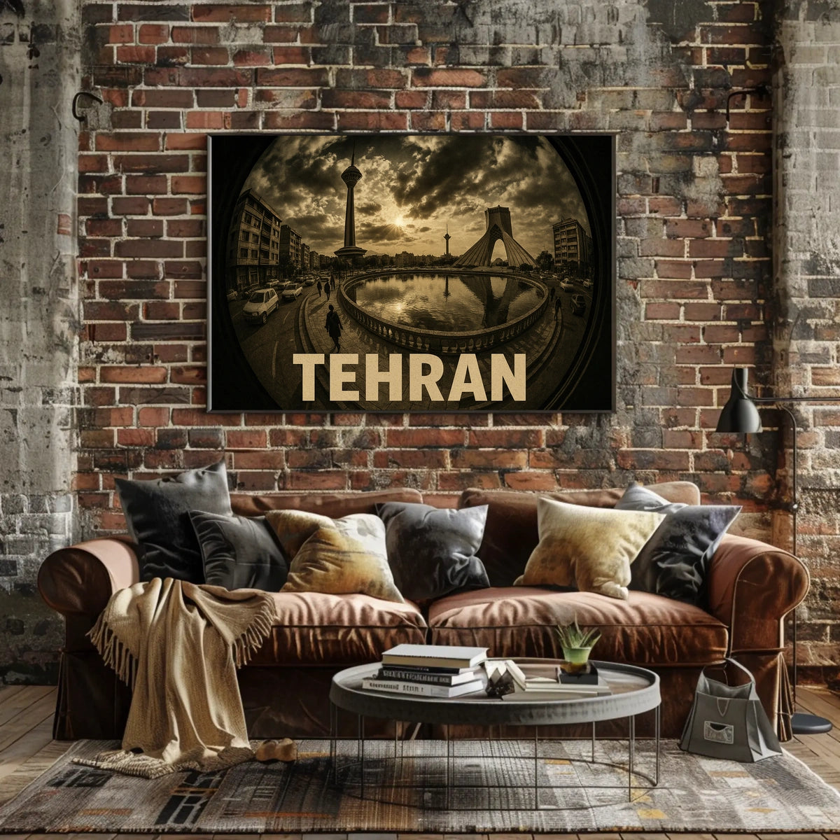 Tehran Cityscape Poster