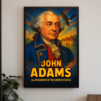 2nd President American Heritage Historical or Presidential Poster PosterGoat