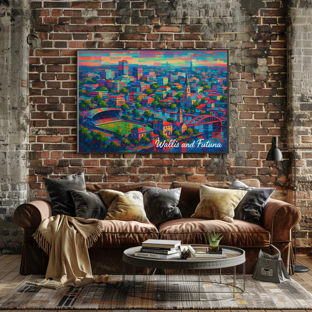 Wallis and Futuna Cityscape Poster