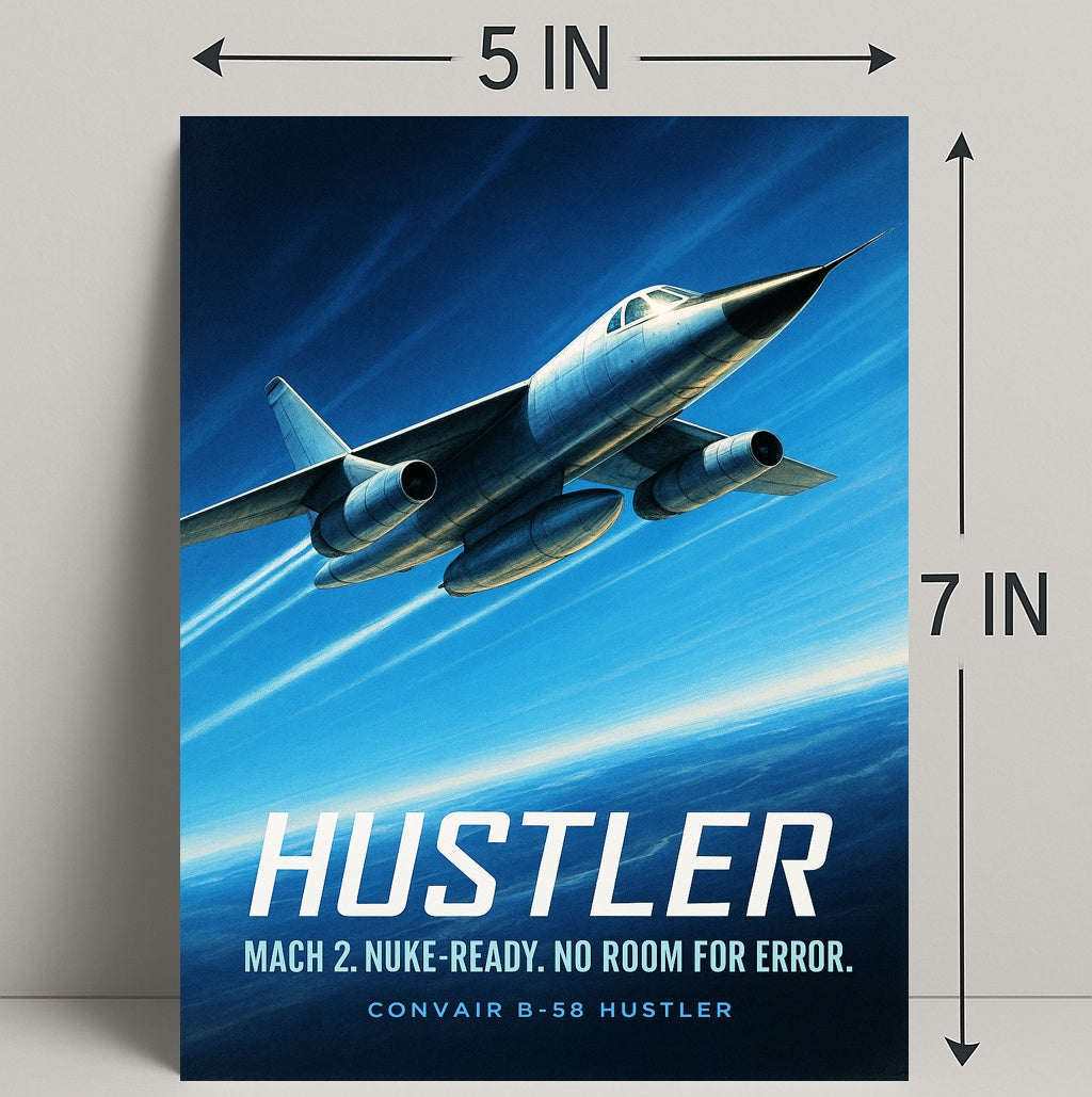Convair B-58 Hustler Mach 2 Nuke-Ready Poster PosterGoat