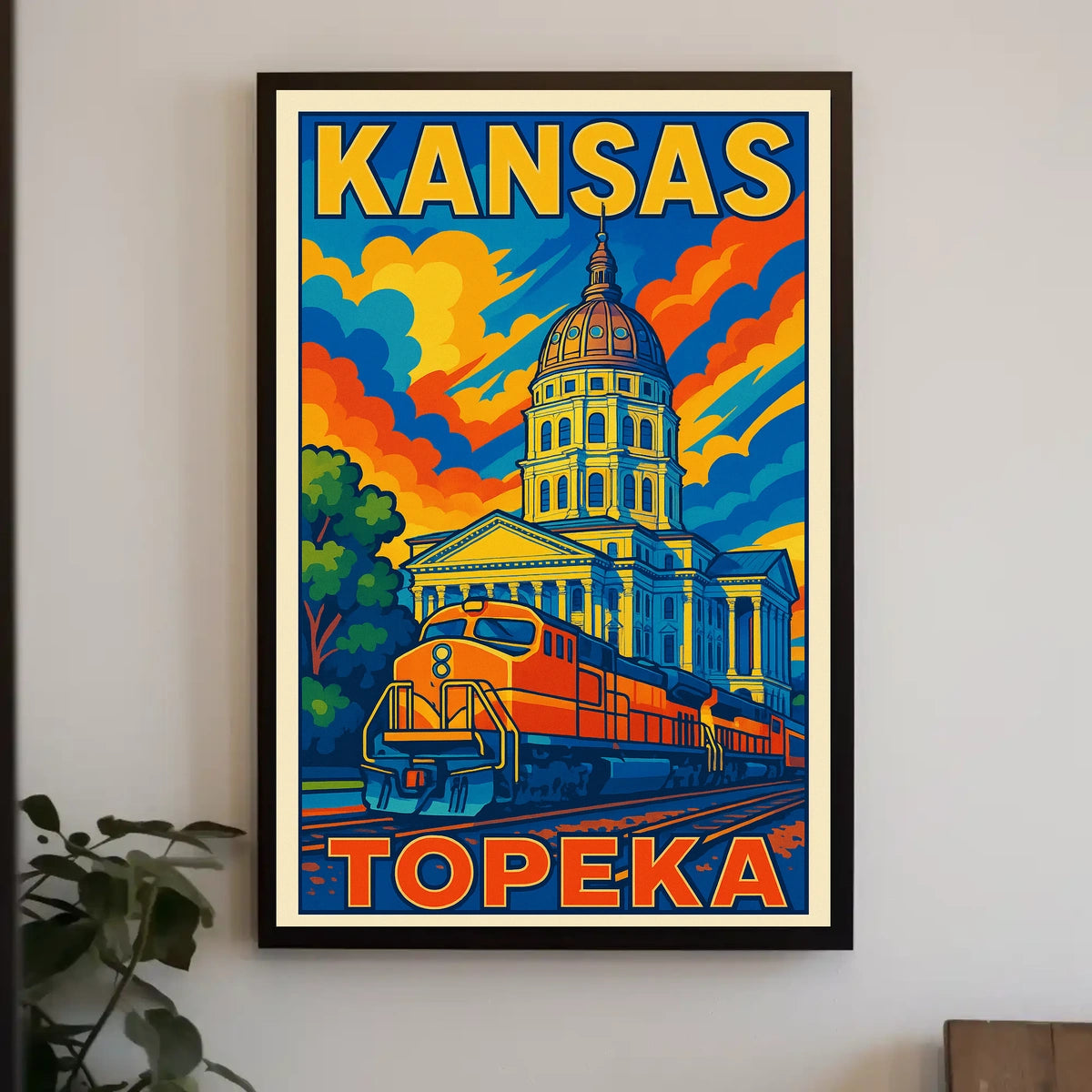 Kansas Topeka Poster