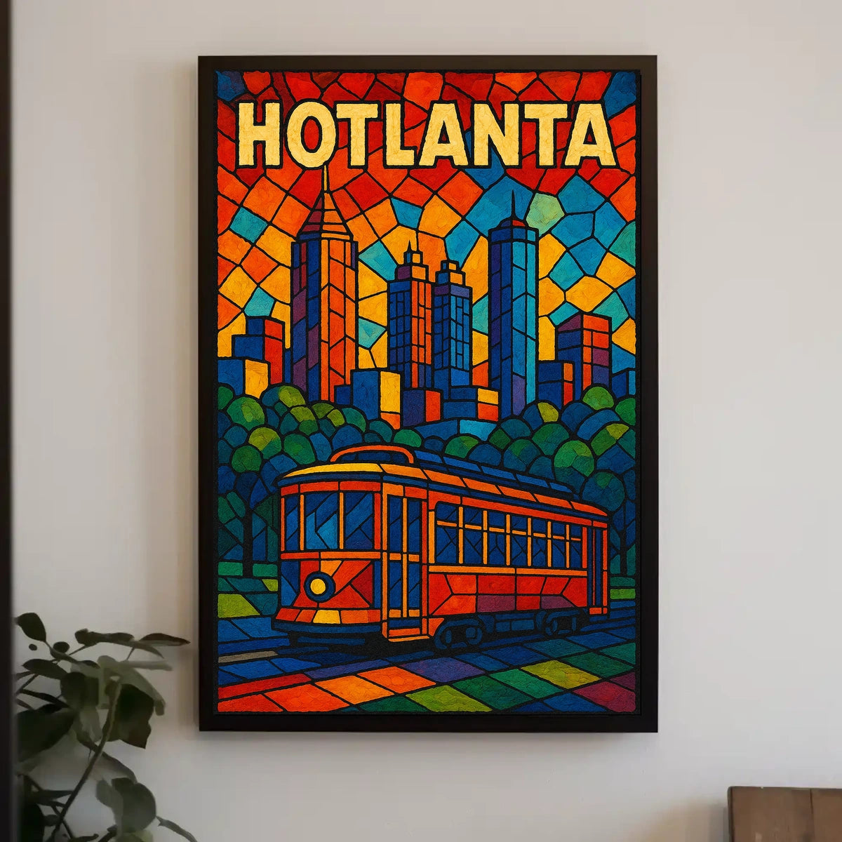 Hotlanta Skyline Poster