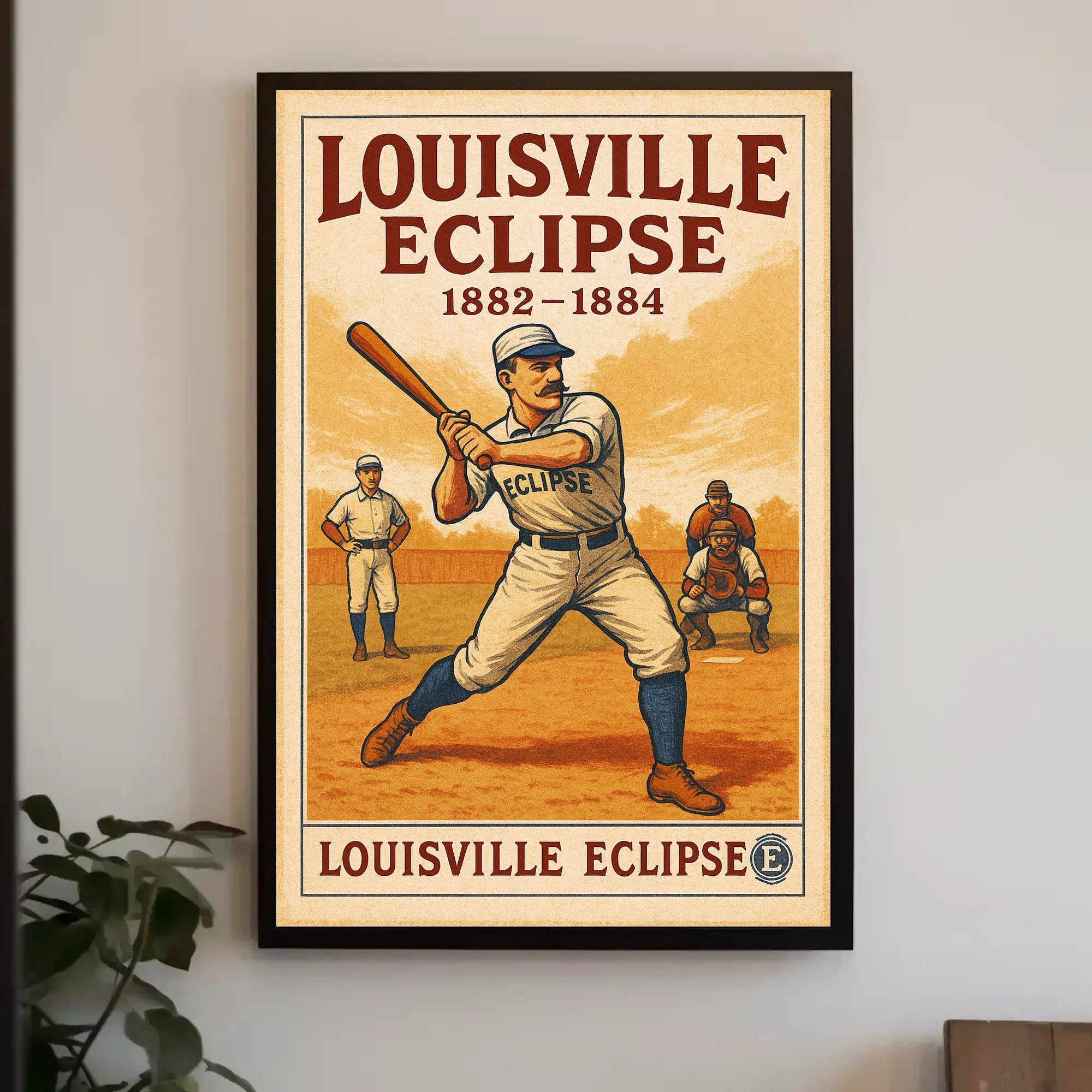 Louisville Eclipse Baseball Poster PosterGoat