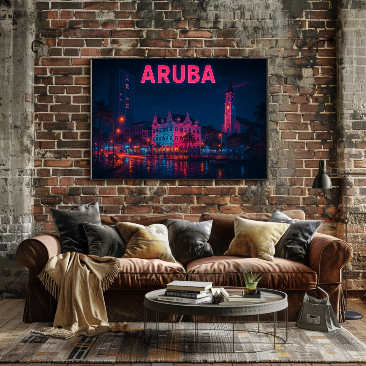 Aruba Nightscape Poster