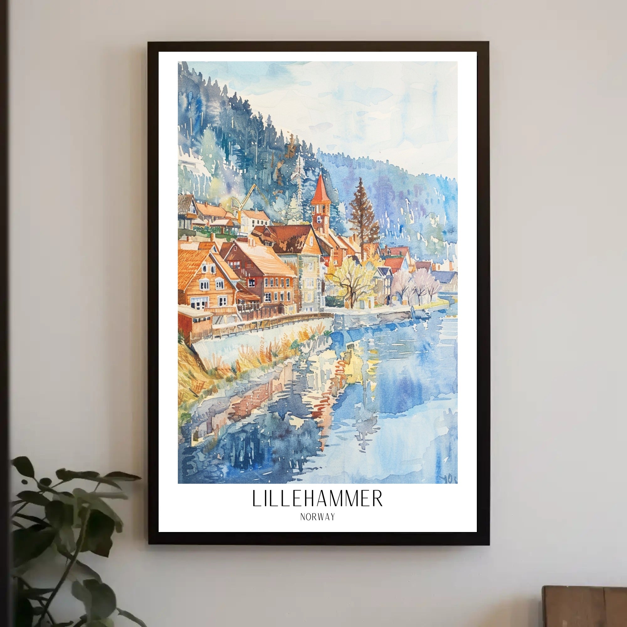 Lillehammer, Norway Poster PosterGoat