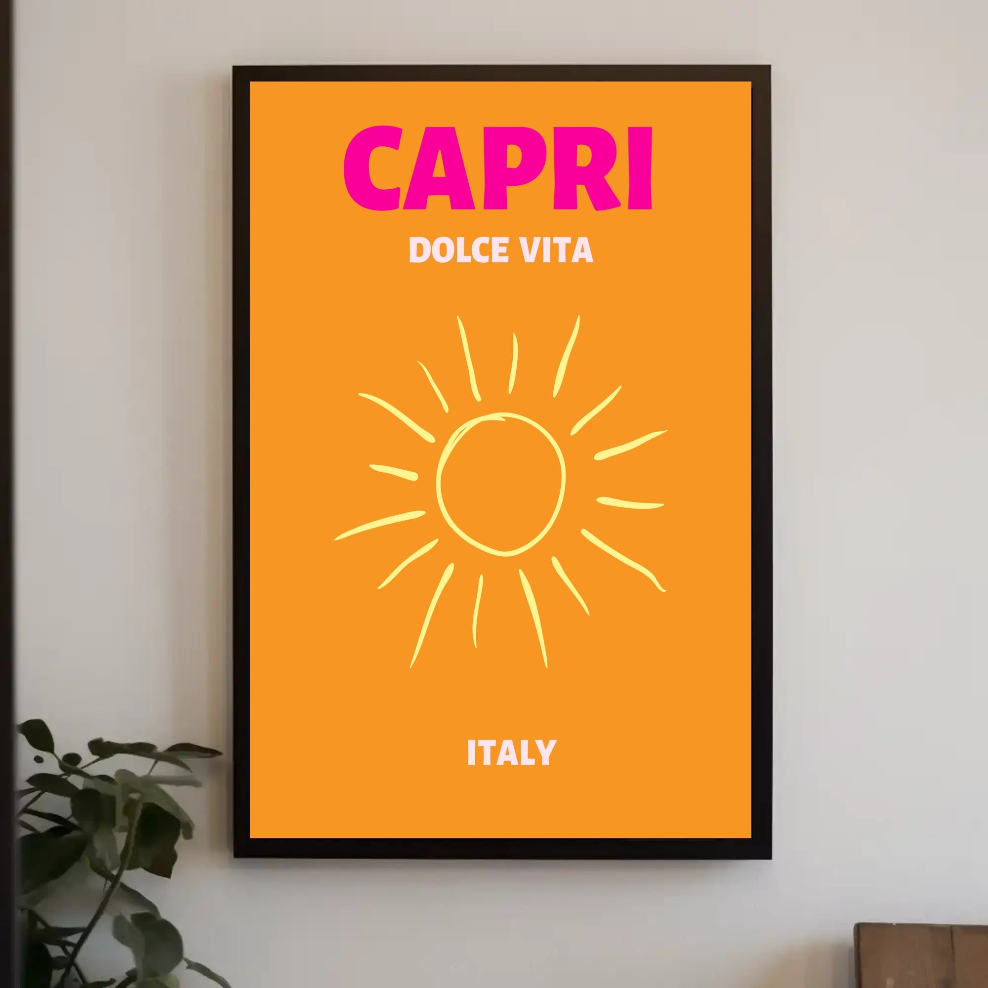 Capri Dolce Vita Travel Poster PosterGoat