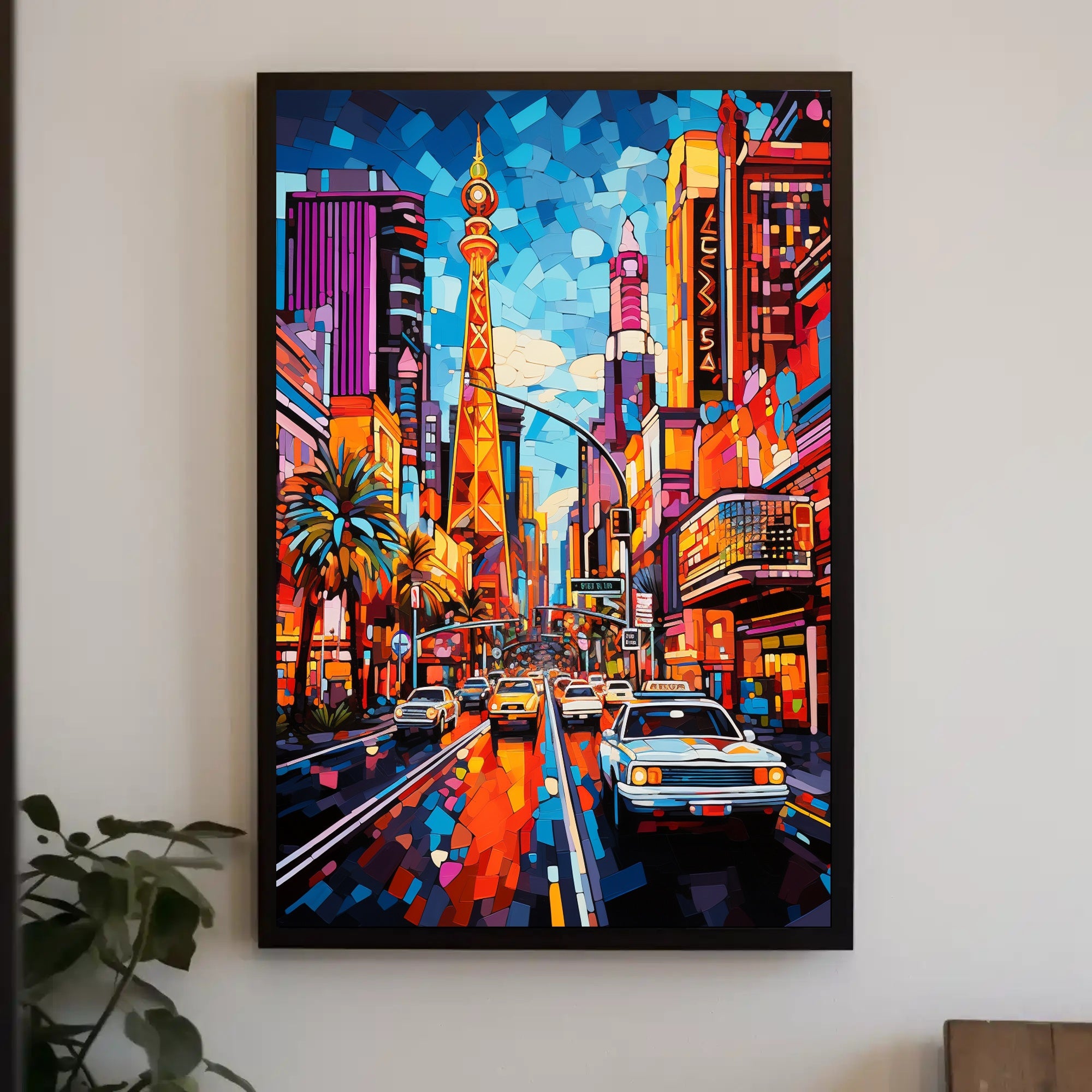 Vibrant Cityscape Poster