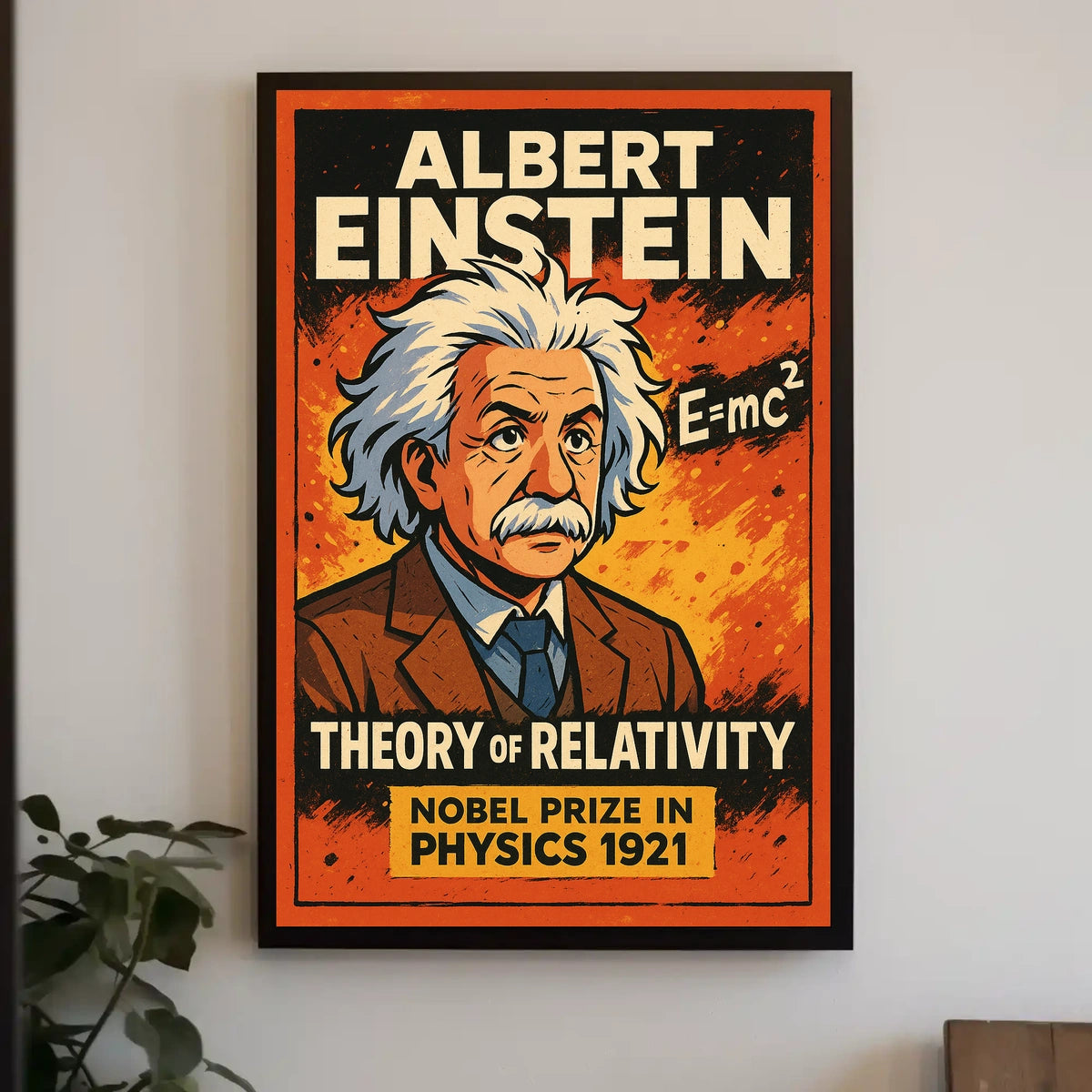 Albert Einstein Theory Of Relativity Poster