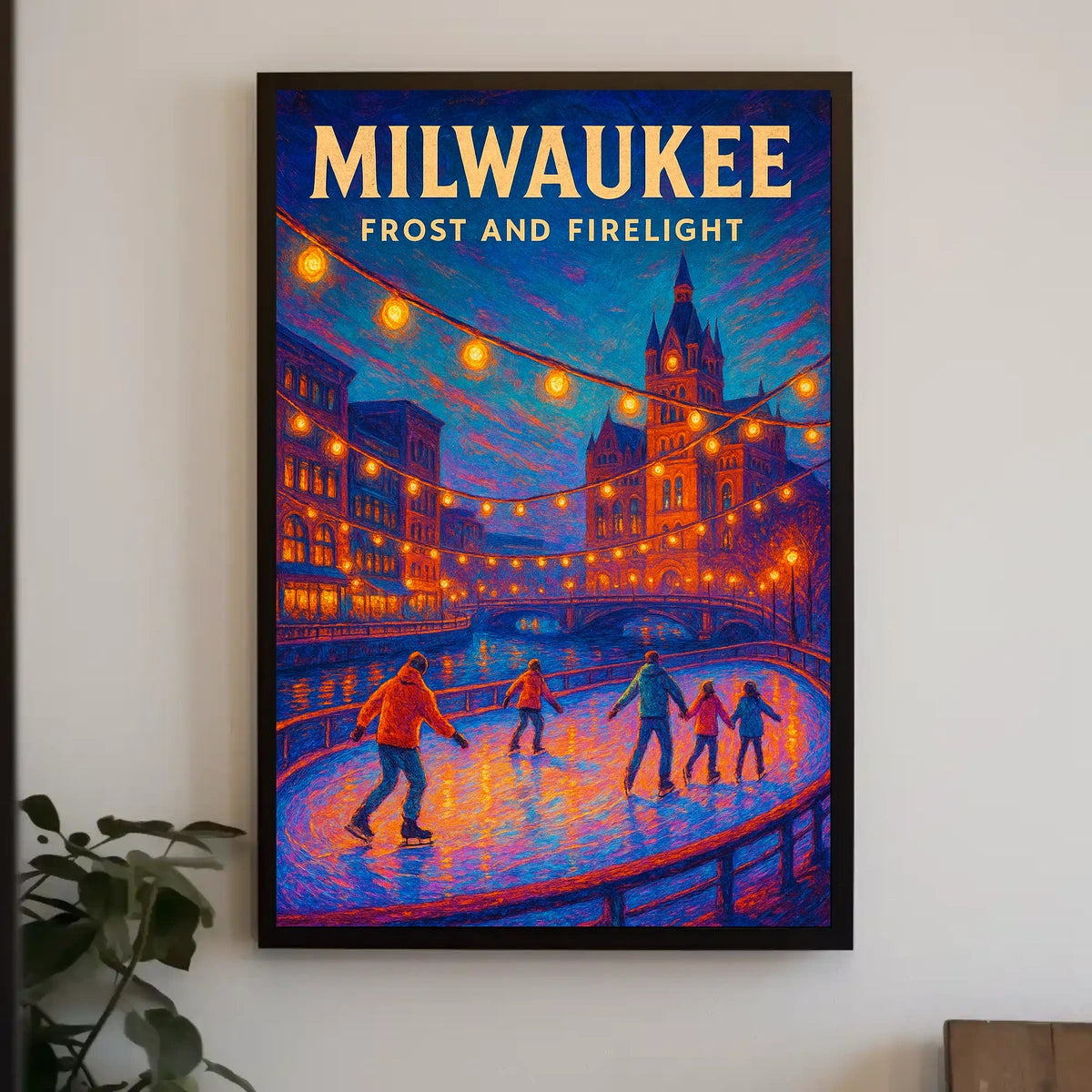 Milwaukee Frost And Firelight Poster