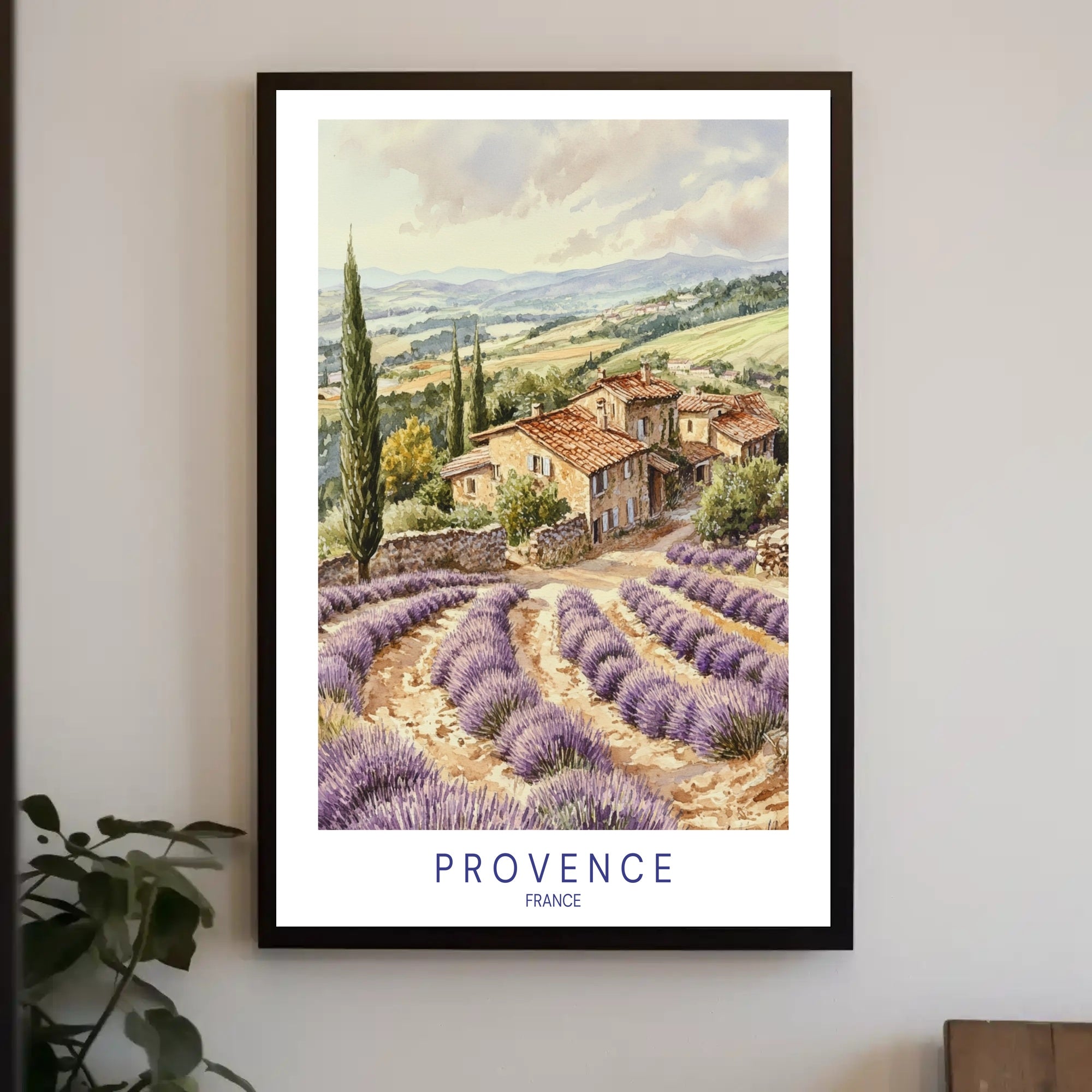 Lavender Fields of Provence Poster PosterGoat