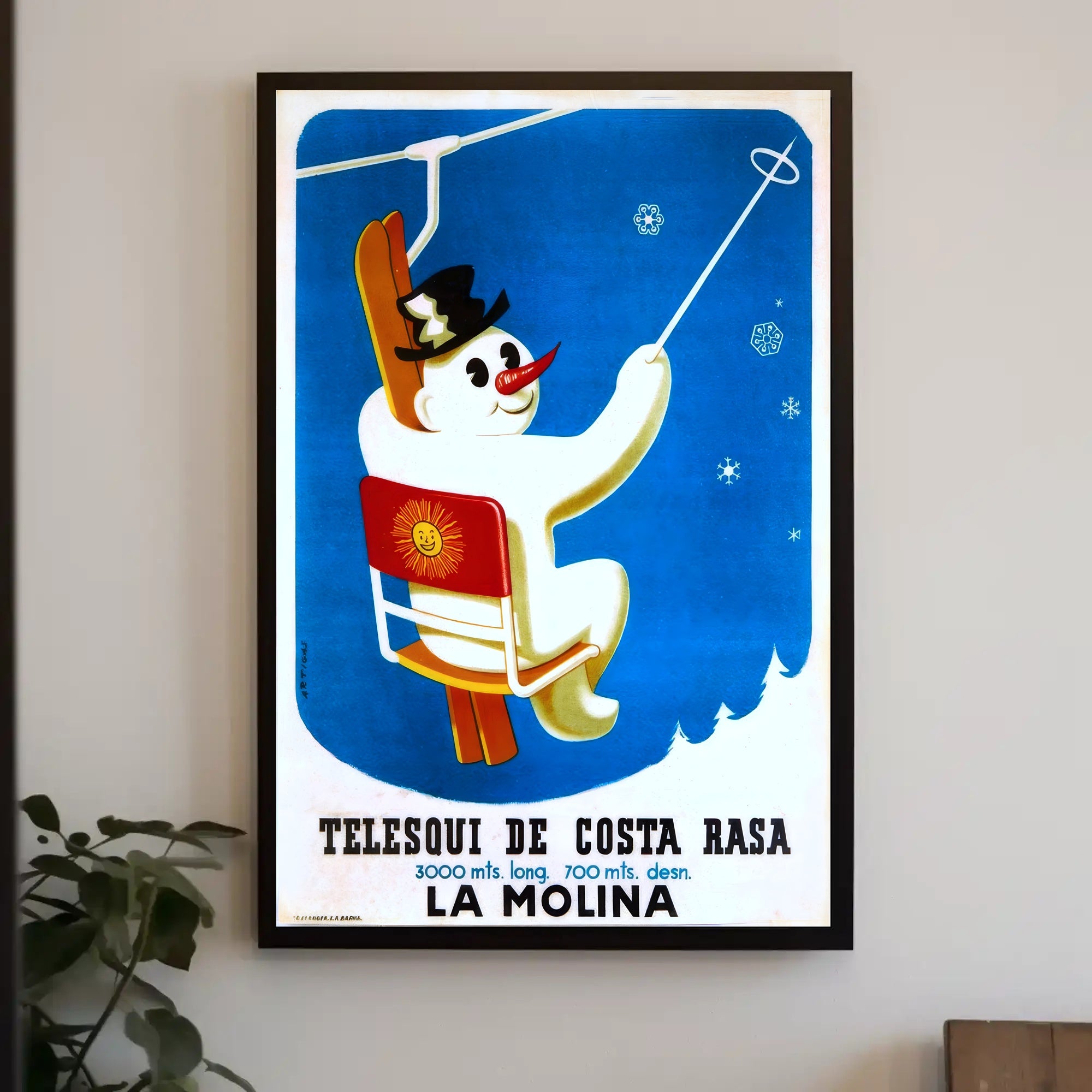 TelesquΓ de Costa Rasa in La Molina Poster PosterGoat