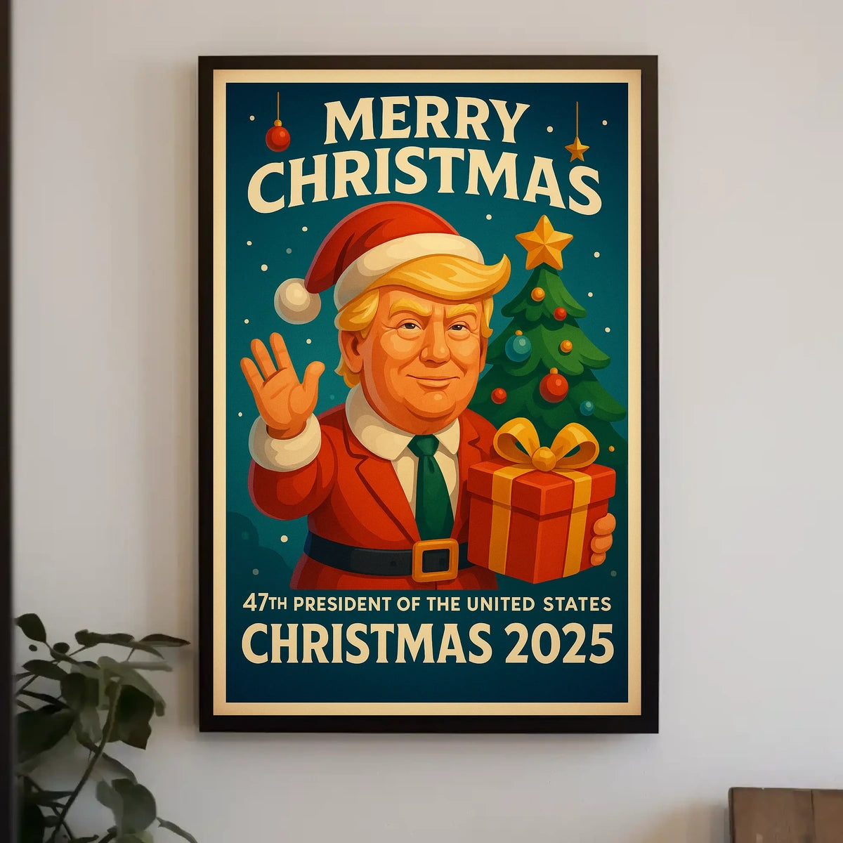 47th President Christmas 2025 Poster
