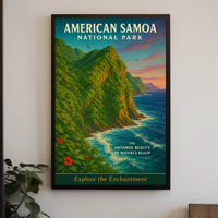 National Park of American Samoa Adventure Poster