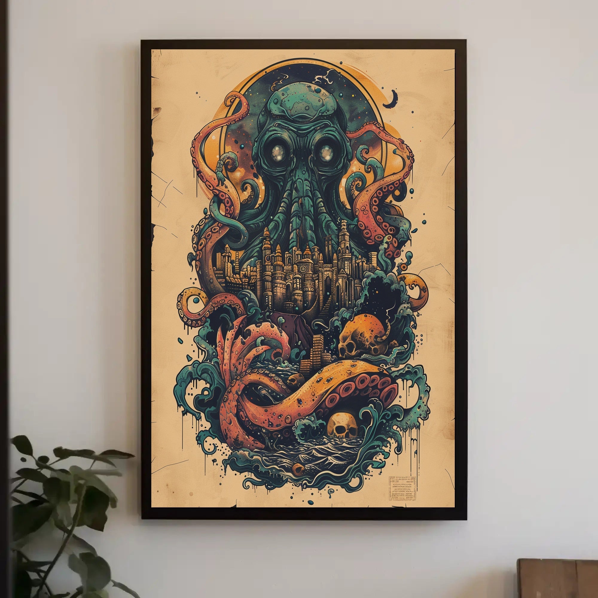 The Enigma of the Deep Wall Art Poster Print PosterGoat