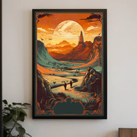 Journey Through a Dreamscape Poster