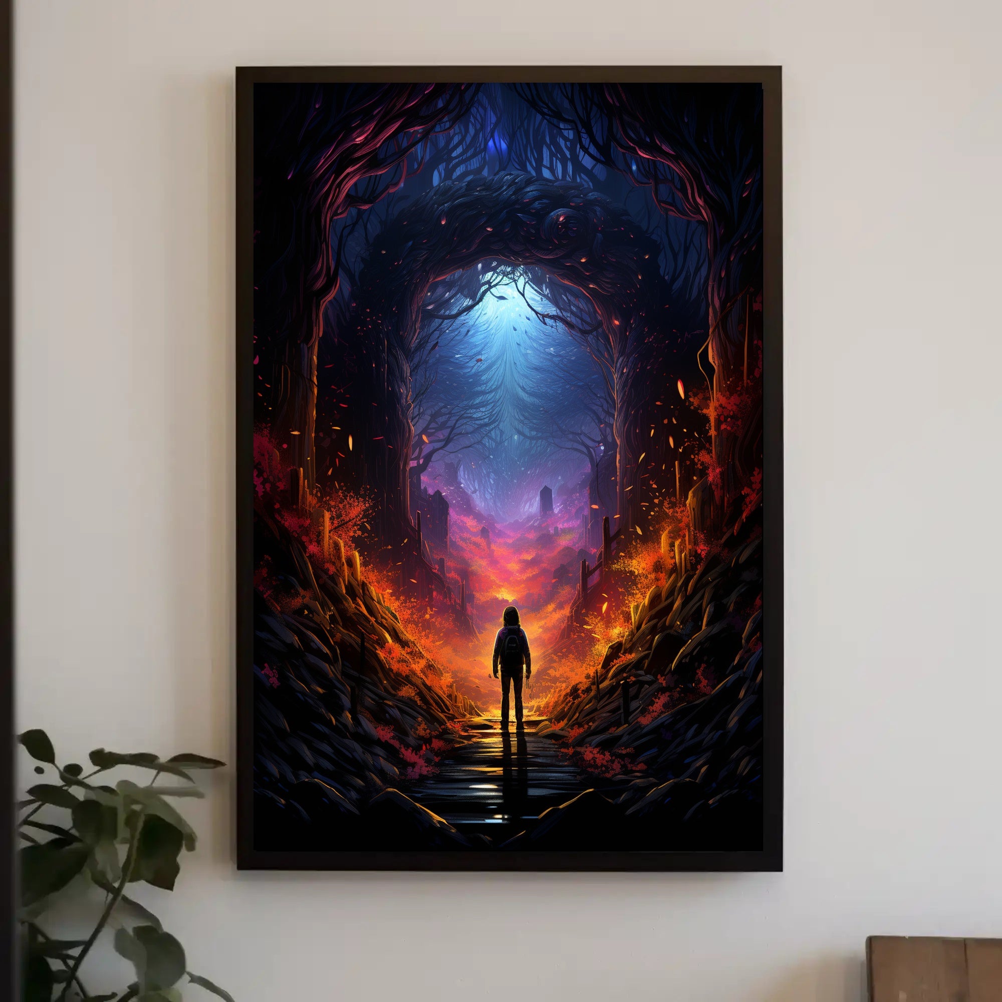 Journey Through The Enchanted Forest Poster