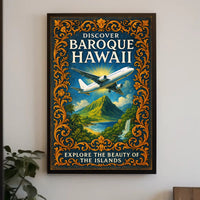 Discover Baroque Hawaii Poster PosterGoat