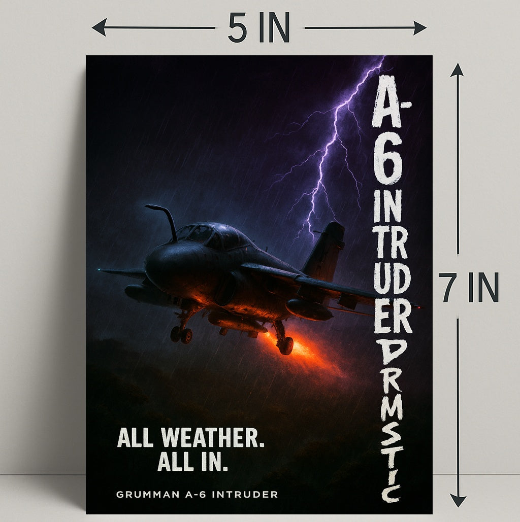 Grumman A6 Intruder All Weather Poster PosterGoat